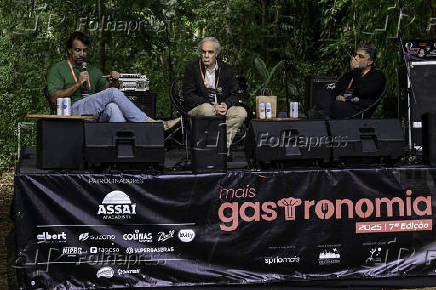 O pesquisador Carlos Nobre no evento Mais Gastronomia