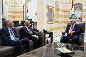 France's Special Envoy to Lebanon Le Drian visits Beirut