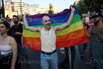 Annual LGBTQ+ Pride parade in Athens