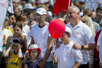 Family March in Moldova