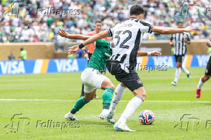 Partida entre Palmeiras e Botafogo no Mundial de Clubes da fifa
