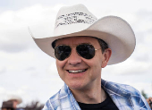 At the Calgary Stampede in Calgary