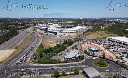 Drone views of Coventry City's Coventry Building Society Arena