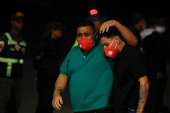 Venezuelan migrants who had been detained in El Salvador arrive to Venezuela
