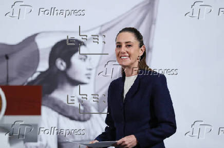 Rueda de prensa de Claudia Sheinbaum en México