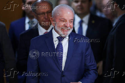 Ceremony to sign provisional measure to mitigate the economic impact due to U.S. President Trump's decision to raise import tariffs, in Brasilia