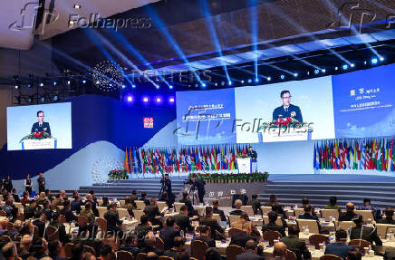 Chinese Defence Minister Dong Jun attends Beijing Xiangshan Forum in Beijing