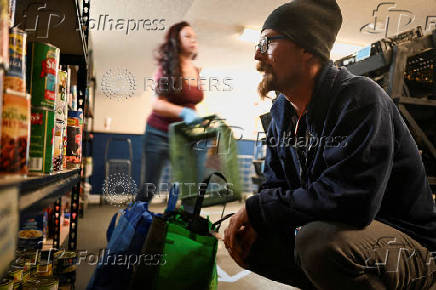 Food pantry is busy, weeks into the continuing U.S. government shutdown, in Denver