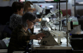 Gambert Shirts manufacturing factory amid new tarrifs enacted by the Trump administration in Newark, New Jersey