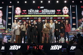 Boxers Katie Taylor vs. Amanda Serrano 3 kickoff press conference