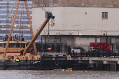 Helicopter Crashes into Hudson River near Jersey City, New Jersey