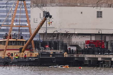 Helicopter Crashes into Hudson River near Jersey City, New Jersey