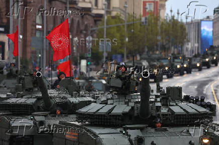 Rehearsal for Victory Day parade in Moscow