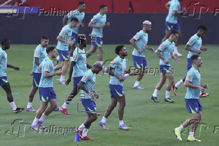 Entrenamiento de la selección de fútbol de Brasil en Ecuador