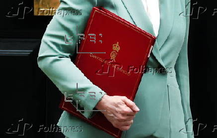 British Chancellor of the Exchequer Reeves announces the spending review in parliament