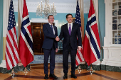 U.S. Secretary of State Marco Rubio meets Norway's Foreign Minister Espen Barth Eide, in Washington