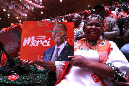 Ivorian presidential party congress in Abidjan