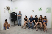Beachgoers evacuate to shelters amid missile threat in Tel Aviv