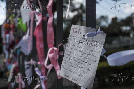 Homenagens à professora Soraya e protesto contra o feminicidio, em Belo Horizonte