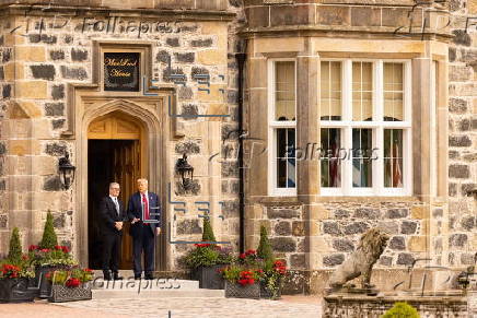 US President Donald J. Trump in Scotland