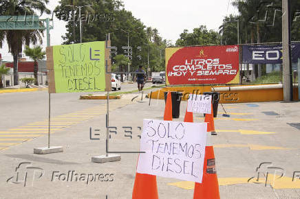 Falta de combustible en la frontera sur de México se agudiza por protestas de jubilados