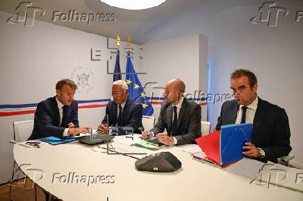 European leaders hold video conference on Ukraine