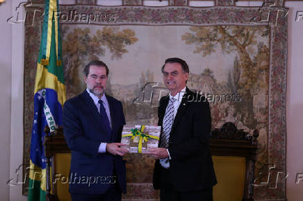 Bolsonaro se reúne com o ministro Dias Toffoli