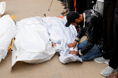 Palestinians mourn loved ones killed in Israeli strikes
