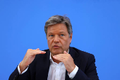 German Economy Minister Habeck presents the 2025 spring forecast