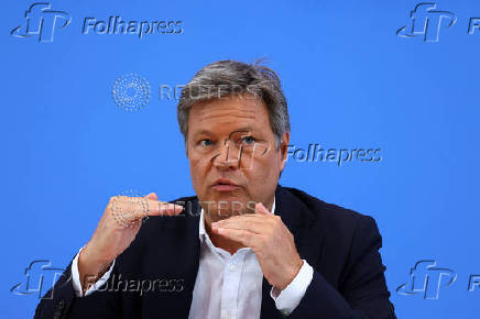German Economy Minister Habeck presents the 2025 spring forecast