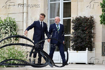 Brazilian President Luiz Inacio Lula da Silva visits France