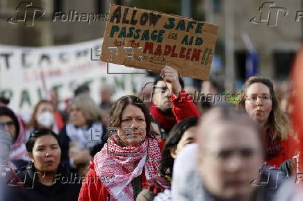Pro-Palestine rally for Gaza in Melbourne