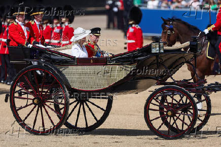 Trooping the Colour parade to honour Britain's King Charles on his official birthday in London