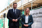German ministers present key points of housing construction programme, in Berlin
