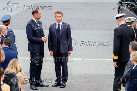 French President Emmanuel Macron visits Norway