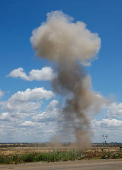 Russian sappers demine area in Donetsk region amid Russia-Ukraine conflict