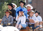 At the Calgary Stampede parade in Calgary