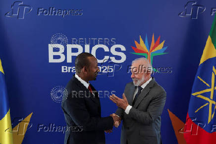 Brazil's President Lula meets with Ethiopian PM Abiy Ahmed Ali, in Rio De Janeiro