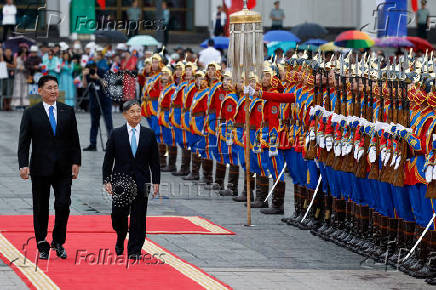 Japan's Emperor Naruhito and Empress Masako visit Mongolia