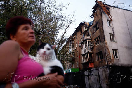 Aftermath of a Russian drone and missile attack in Kyiv
