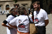 Protesters in Avignon call for release of French journalist jailed in Algeria