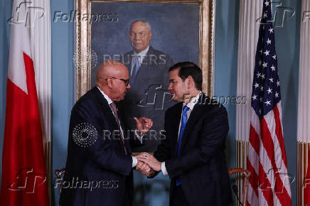 Bahrain's Foreign Minister Abdullatif bin Rashid Al Zayani visits Washington.D.C.