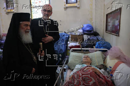 El cardenal Pizzaballa y el patriarca Téofilo entran en Gaza