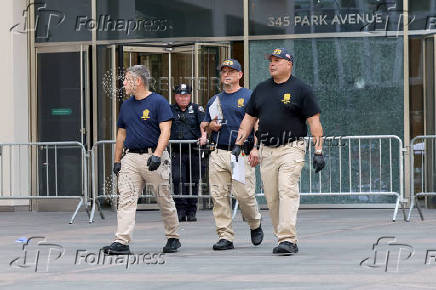 Aftermath of a deadly mass shooting in Manhattan, in New York City