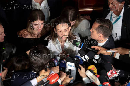 Tribute for Colombian Senator Miguel Uribe Turbay at Colombia's Congress, in Bogota