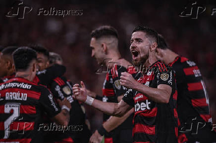 Partida válida pela Copa Libertadores da América entre Flamengo e Internacional