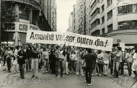 Passeata pelas Diretas Já, movimento
