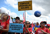 Principales centrales sindicales de Brasil se manifestarán en defensa de los derechos de los trabajadores