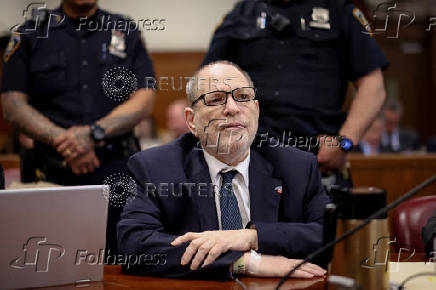 Weinstein appears at Manhattan Criminal Court for his rape and sexual assault retrial in New York