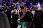 NBA: Playoffs-Boston Celtics at New York Knicks